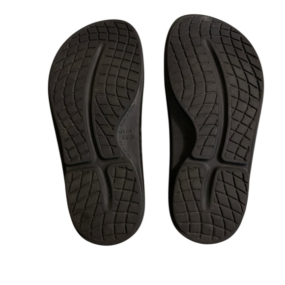 OOFOS Women's Sandals - Black - Picture 4 of 5